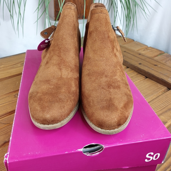 Sonoma Angelfish Booties Cognac Sz. 9 - Picture 5 of 10